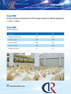 Membro centrale piano di FRP/membro di forza senza crepa e rottura dell'ufficio